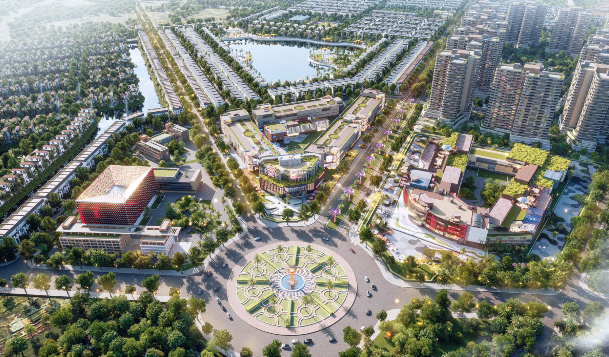 Phối cảnh tổng thể dự án Vinhomes Green City